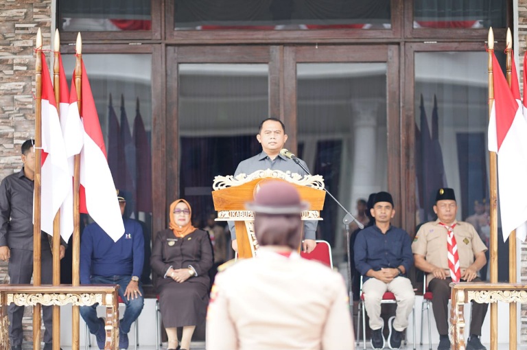 Bupati Labuhanbatu Lepas Kontingen Raimuna Nasional Ke Xii Tahun