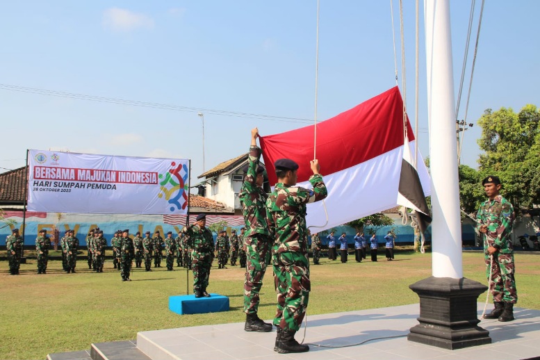 Danlanal Banyuwangi Dan Forpimda Mengikuti Upacara Hari Sumpah Pemuda