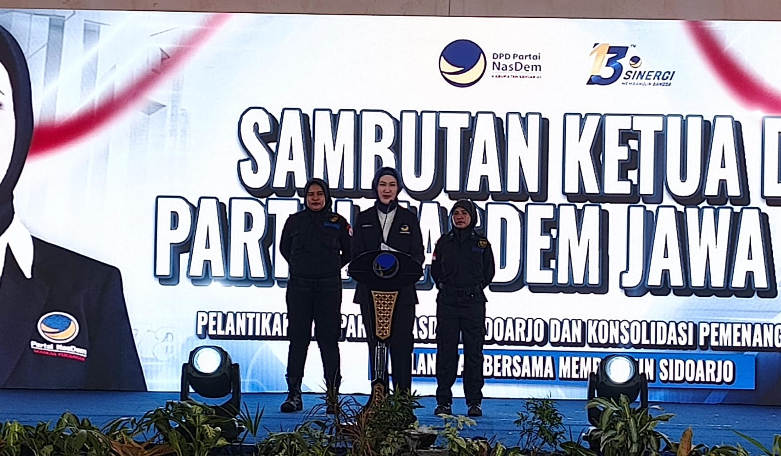 Zakaria Dimas Resmi Jabat Ketua DPD Nasdem Sidoarjo. 