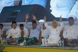 Ribuan Relawan AKAR, Siap Menangkan Subandi-Mimik di Pilkada Sidoarjo.